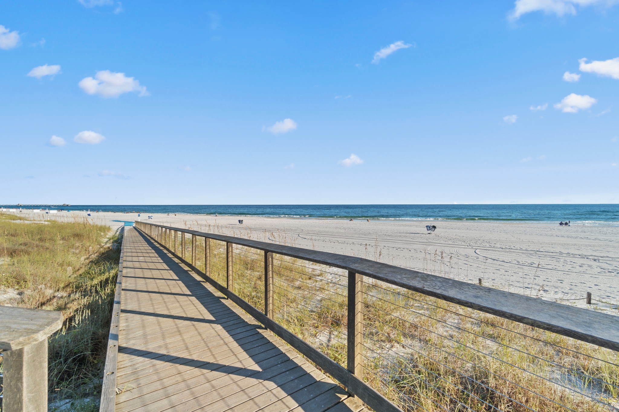 Boardwalk leading to the Gulf of Mexico